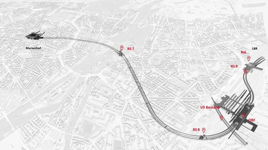 ]The 11km-long Second Core Route will relieve pressure on the existing 11.3km-long Munich S-Bahn
